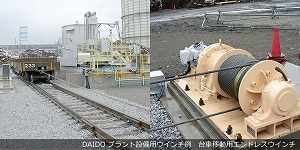 DAIDOプラント設備用ウインチ